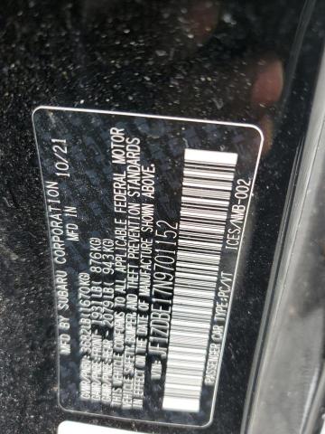 2022 SUBARU BRZ LIMITE JF1ZDBE17N9701152