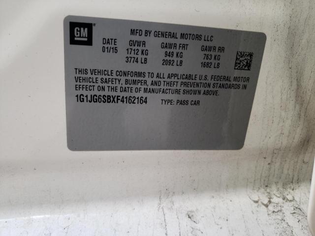2015 CHEVROLET SONIC RS - 1G1JG6SBXF4162164