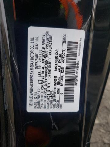 2019 INFINITI Q60 PURE - JN1EV7EL9KM290563