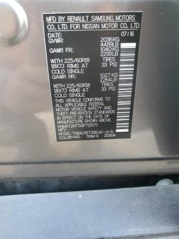 2016 NISSAN ROGUE S - KNMAT2MT5GP725171