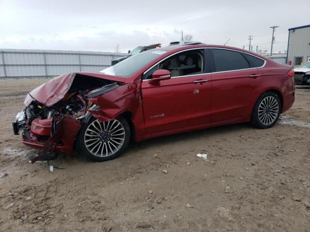Lot #2501514005 2017 FORD FUSION TIT salvage car