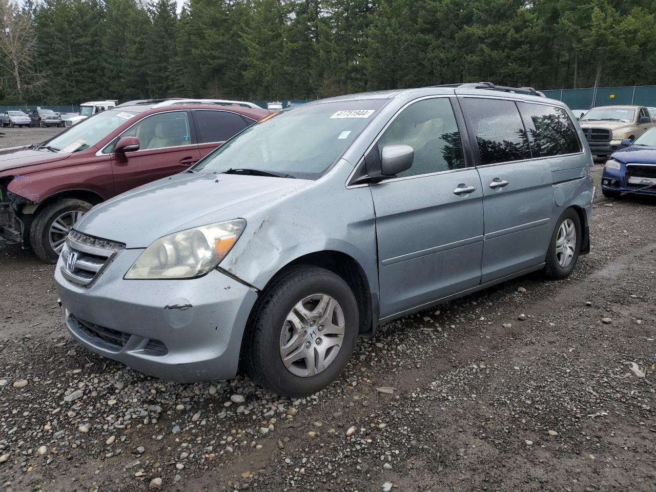 5FNRL38787B074439 2007 Honda Odyssey Exl