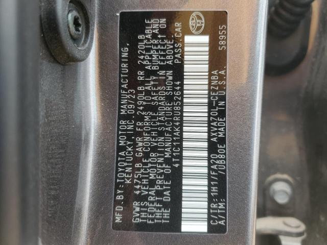 VIN 4T1C11AK4RU852644 2024 Toyota Camry, LE no.12