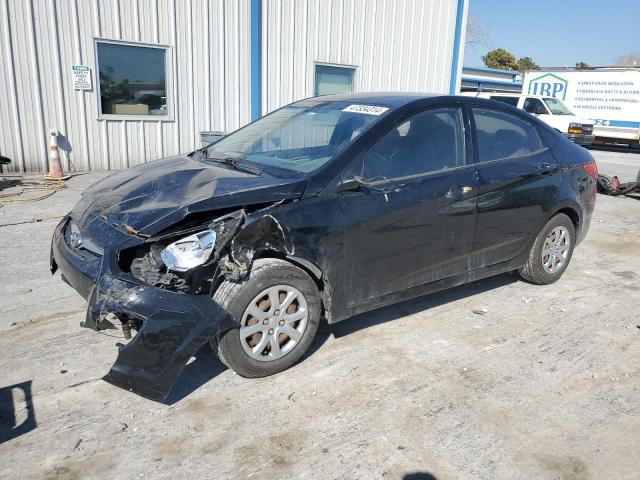 Lot #2452775499 2012 HYUNDAI ACCENT GLS salvage car