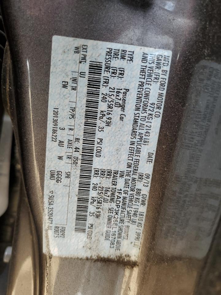 1FADP3K26EL167083 2014 Ford Focus Se