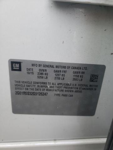 2016 CADILLAC XTS PREMIU - 2G61R5S32G9126247
