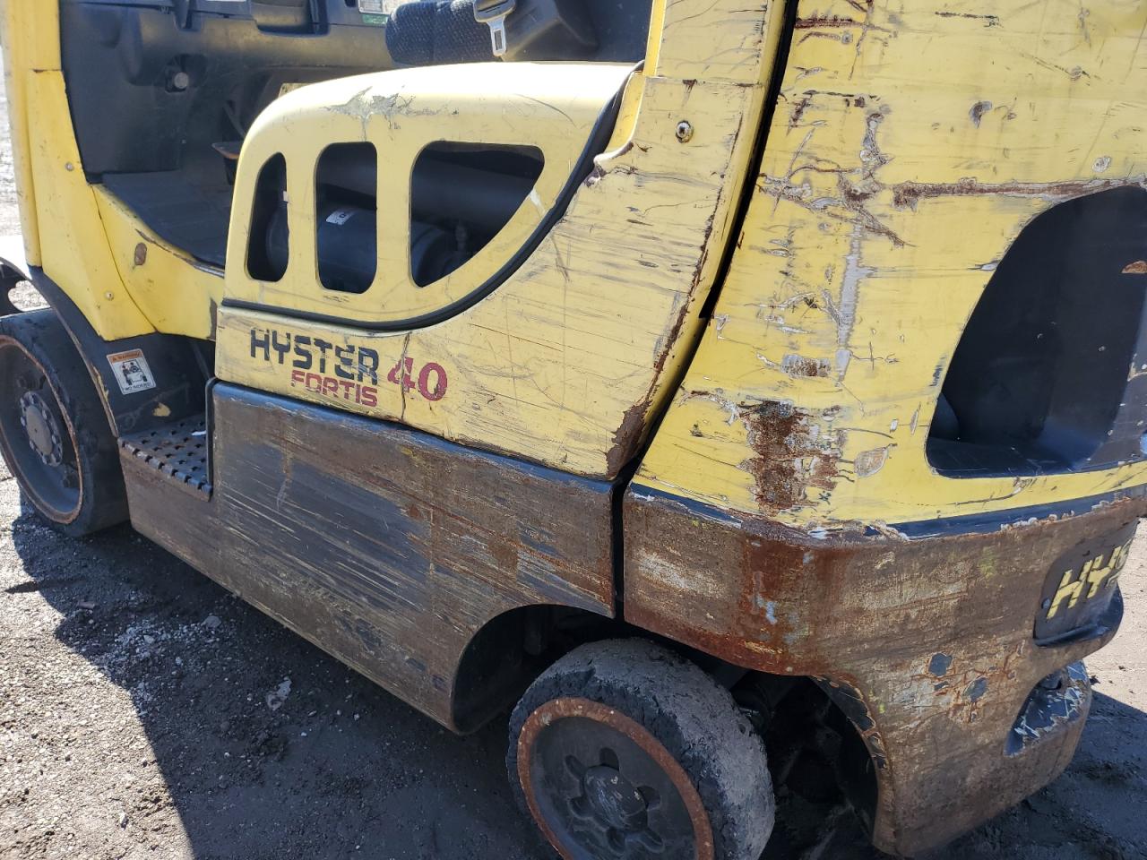 Lot #3242791950 2007 HYST FORKLIFT