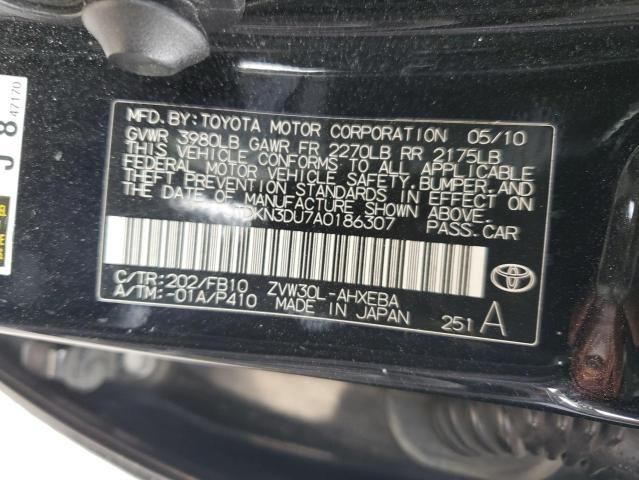 JTDKN3DU7A0186307 2010 Toyota Prius