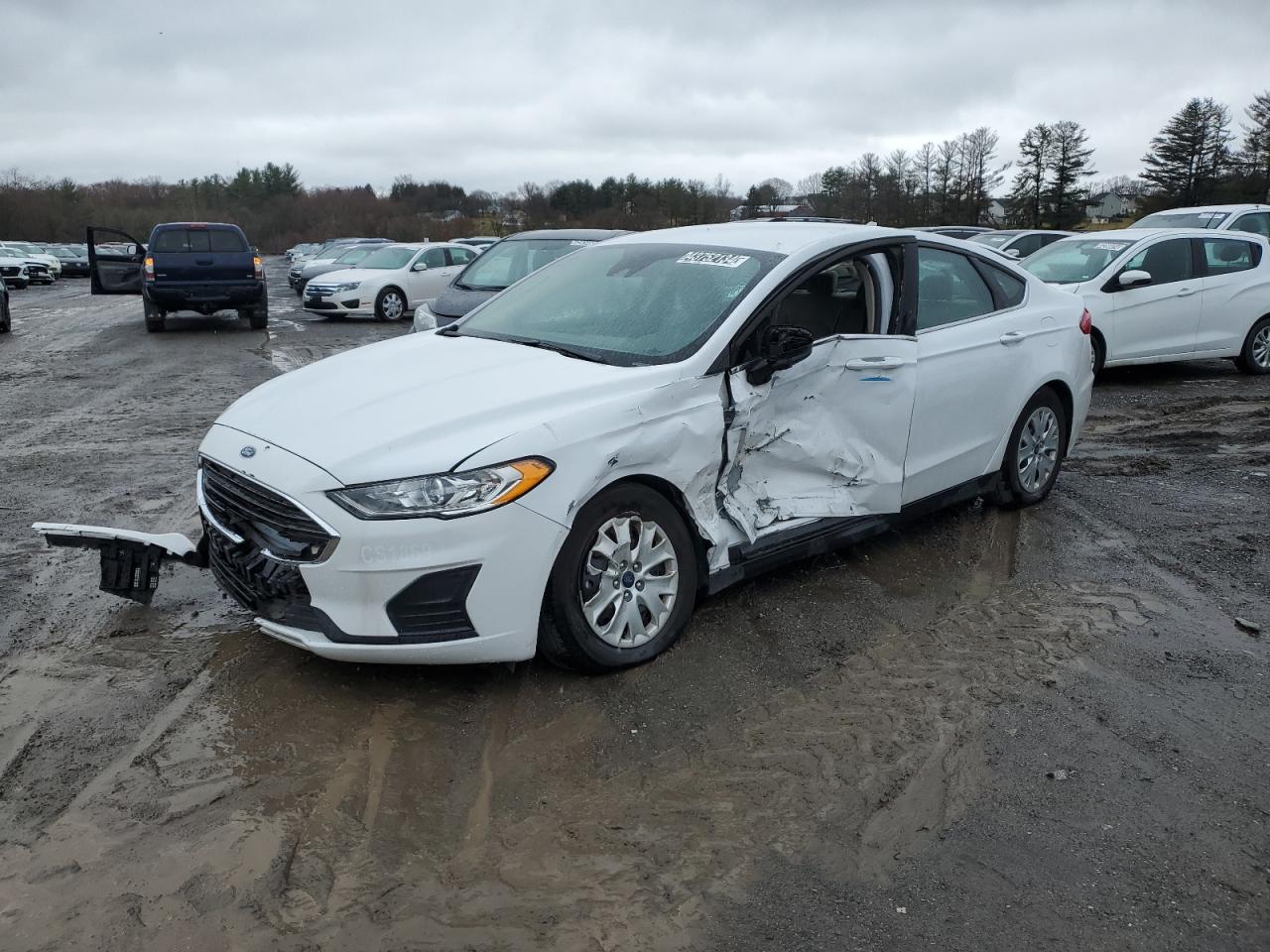 2020 Ford Fusion S vin: 3FA6P0G76LR241869