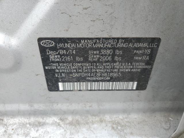 2015 HYUNDAI ELANTRA SE - 5NPDH4AE8FH618965