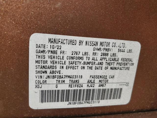 2023 NISSAN ARIYA EVOL JN1BF0BA7PM403119