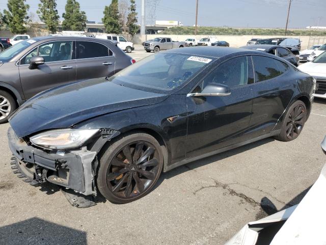 TESLA MODEL S 2014 black hatchbac electric 5YJSA1H16EFP55557 photo #1