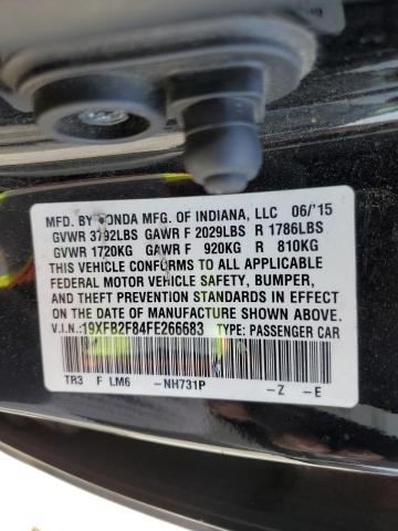 2015 HONDA CIVIC EX - 19XFB2F84FE266683