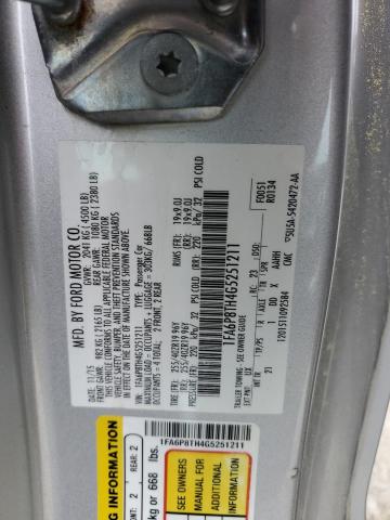 2016 FORD MUSTANG - 1FA6P8TH4G5251211