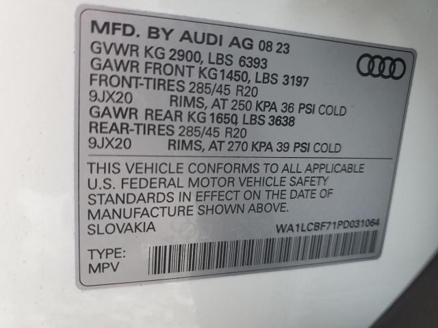 VIN WA1LCBF71PD031064 2023 Audi Q7, Premium Plus no.14