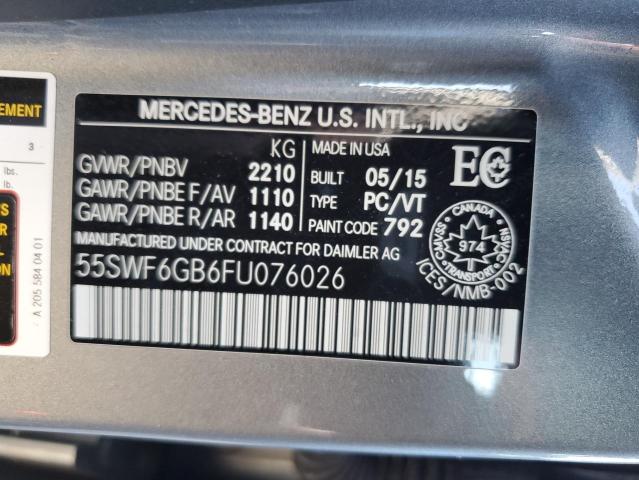 55SWF6GB6FU076026 2015 MERCEDES-BENZ C-CLASS - Image 12