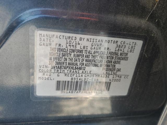 2017 NISSAN SENTRA S - 3N1AB7APXHL644612