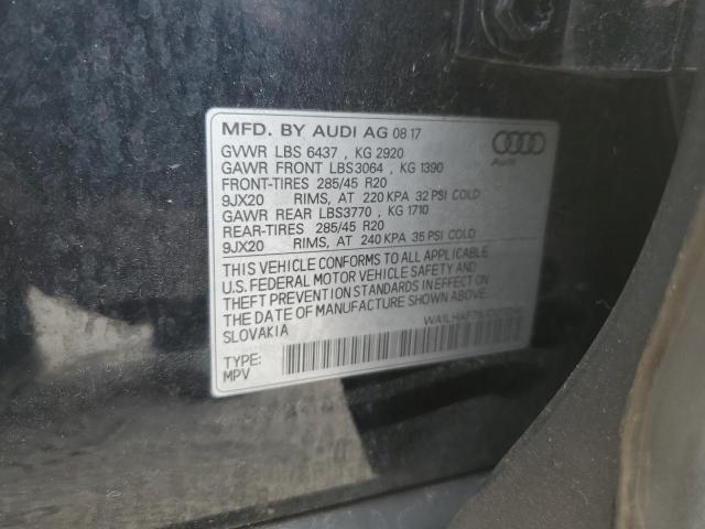 WA1LHAF79JD011244 2018 AUDI Q7, photo no. 13