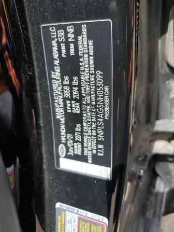 5NPLS4AG5NH053099 2022 Hyundai Elantra Sel