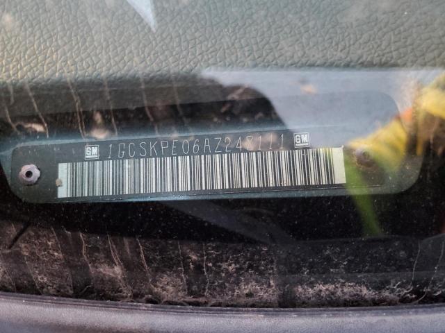 2010 Chevrolet Silverado K1500 VIN: 1GCSKPE06AZ248111 Lot: 46436894