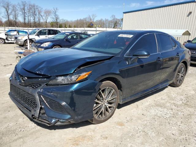 Lot #2457539254 2021 TOYOTA CAMRY SE salvage car