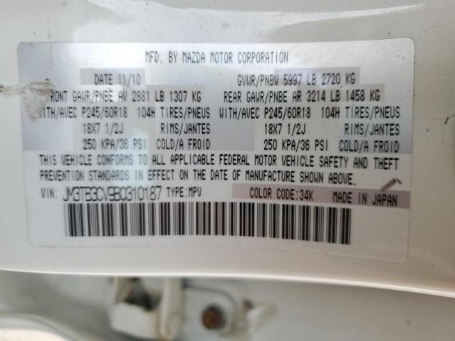 2011 Mazda Cx-9 VIN: JM3TB3CV9B0310187 Lot: 45462054