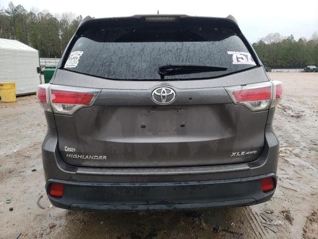 2016 Toyota Highlander Xle VIN: 5TDJKRFH5GS275807 Lot: 48725794