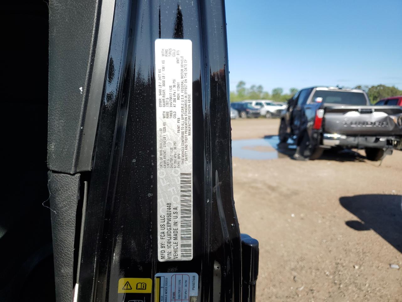 1C4HJXDGXPW607448 JEEP WRANGLER 2023