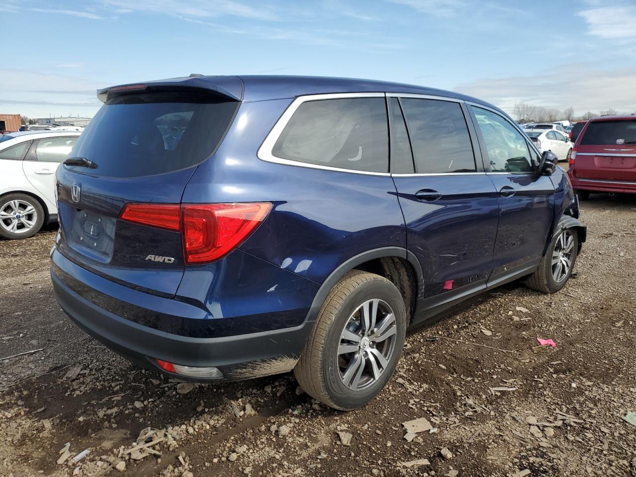 Lot #2406985249 2016 HONDA PILOT EXLN