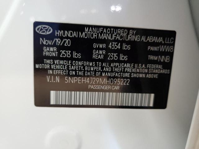 2021 HYUNDAI SONATA LIM - 5NPEH4J29MH095222