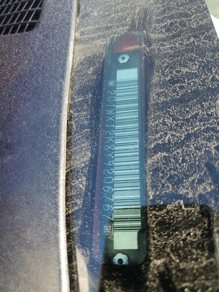 2G1WX12K8Y9206767 2000 Chevrolet Monte Carlo Ss