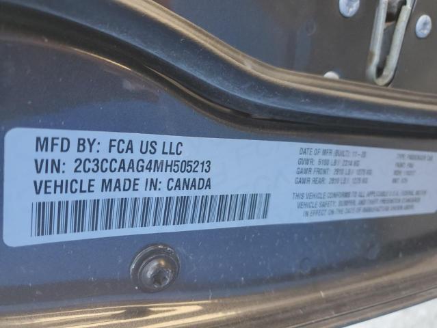 2021 Chrysler 300 Touring VIN: 2C3CCAAG4MH505213 Lot: 47487234