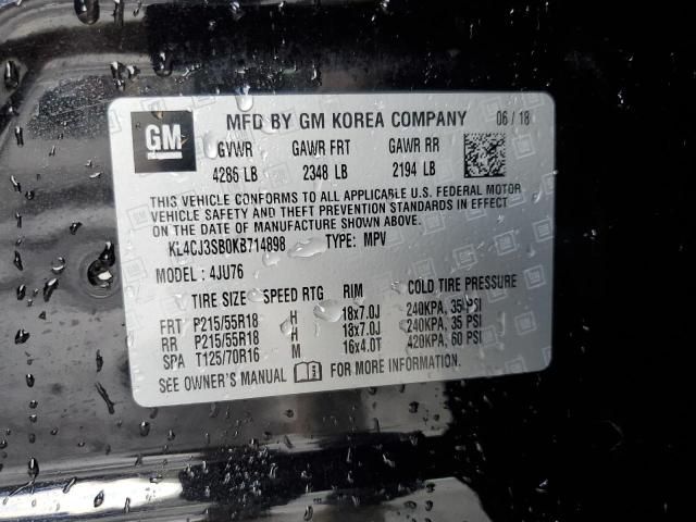 2019 Buick Encore VIN: KL4CJ3SB0KB714898 Lot: 45322154