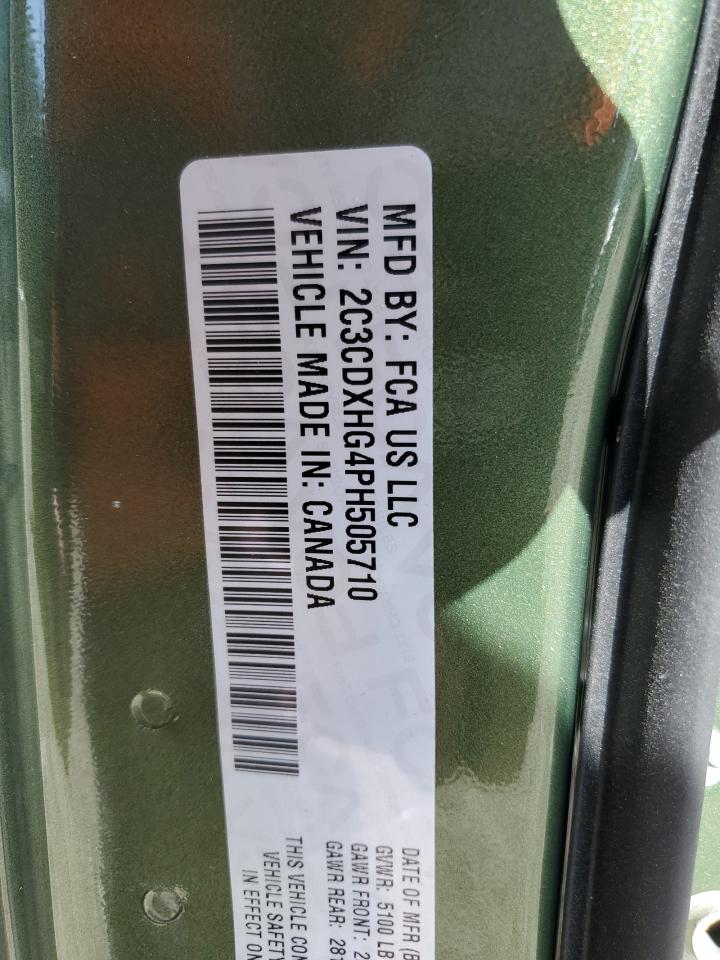 2023 Dodge Charger Gt 3.6L(VIN: 2C3CDXHG4PH505710
