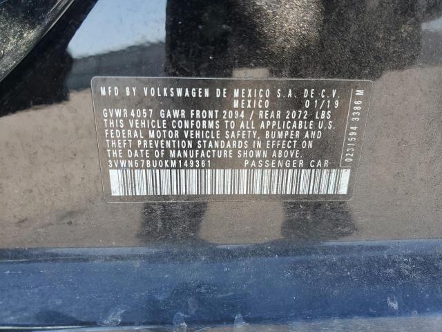 2019 VOLKSWAGEN JETTA S - 3VWN57BU0KM149361