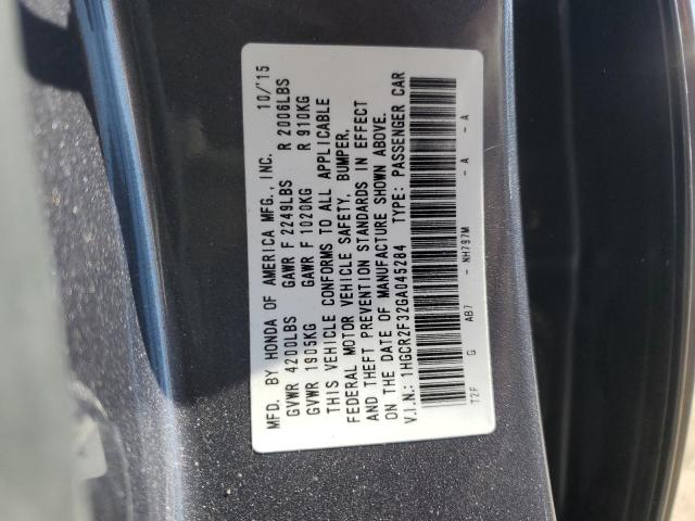 1HGCR2F32GA045284 2016 Honda Accord Lx