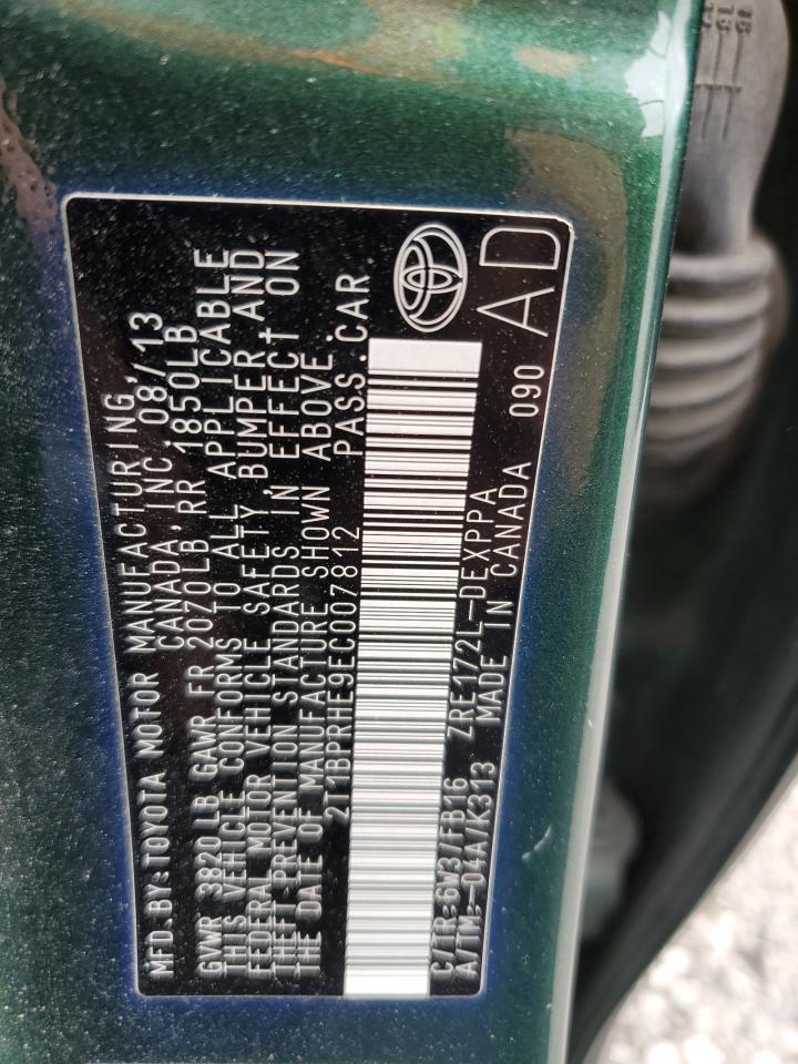 2T1BPRHE9EC007812 2014 Toyota Corolla Eco