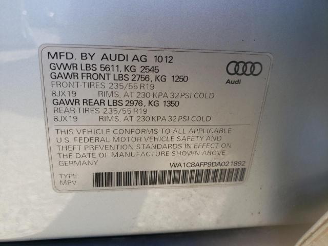 VIN WA1C8AFP9DA021892 2013 Audi Q5, Premium Hybrid no.13