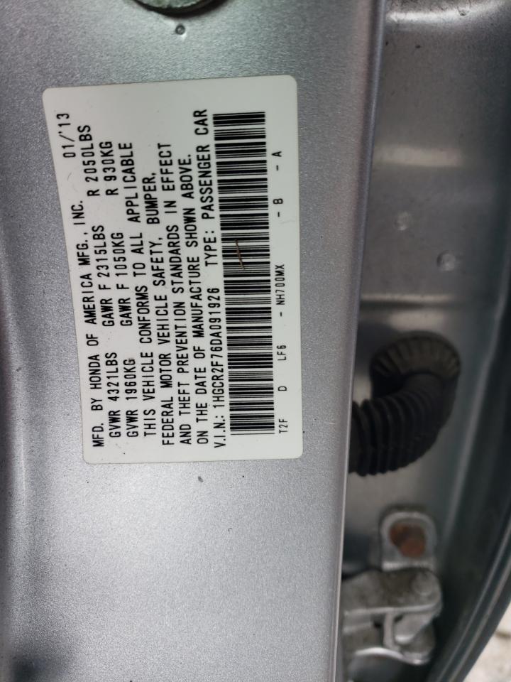 1HGCR2F76DA091926 2013 Honda Accord Ex