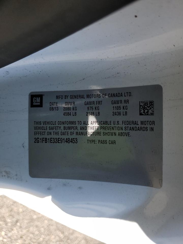 2G1FB1E33E9148453 2014 Chevrolet Camaro Lt