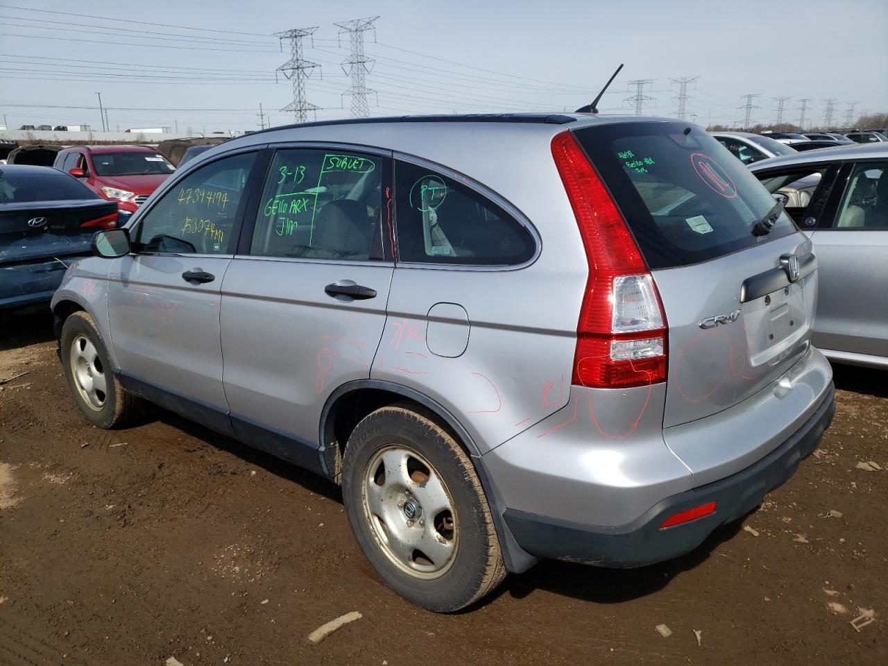 JHLRE48339C007313 2009 Honda Cr-V Lx