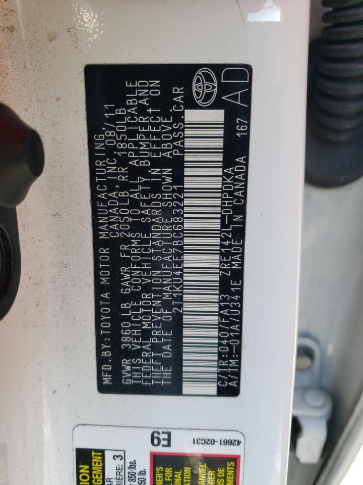 2T1KU4EE7BC683221 2011 Toyota Corolla Matrix