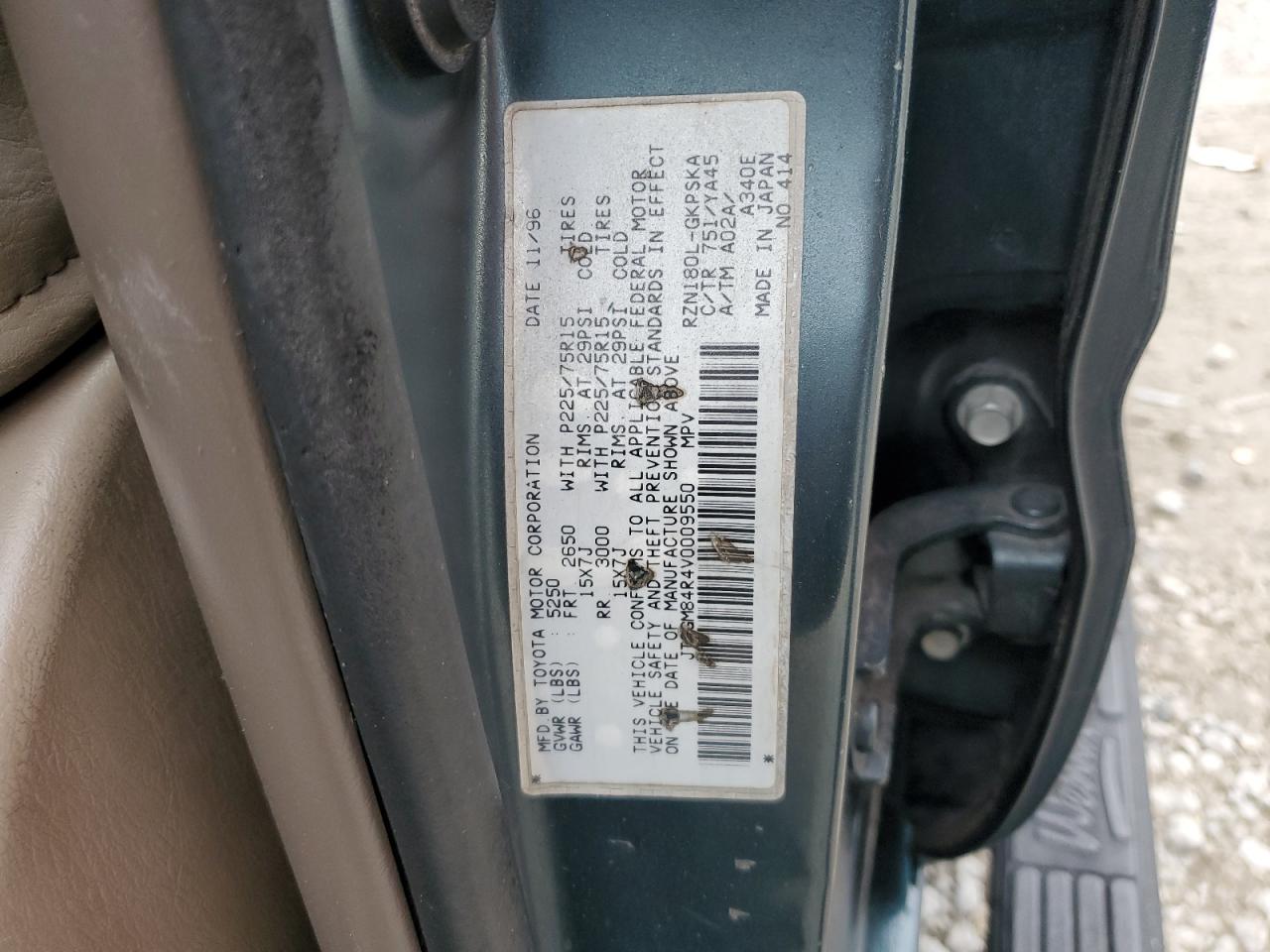 JT3GM84R4V0009550 1997 Toyota 4Runner