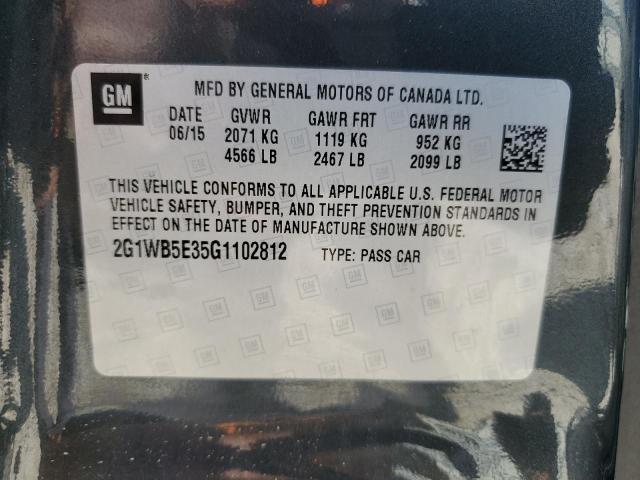 2016 CHEVROLET IMPALA LIM - 2G1WB5E35G1102812