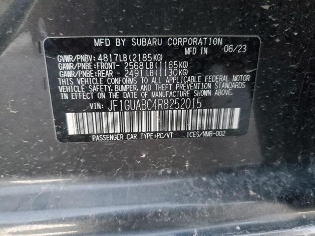 2024 SUBARU IMPREZA - JF1GUABC4R8252015