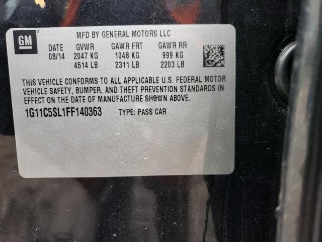 2015 CHEVROLET MALIBU LT1 - 1G11C5SL1FF140363