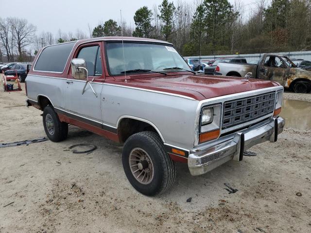 1985 Dodge Ramcharger Aw-100 VIN: 1B4GW12W7FS669686 Lot: 46139654