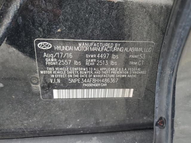 2017 Hyundai Sonata Sport VIN: 5NPE34AF8HH486367 Lot: 45773074