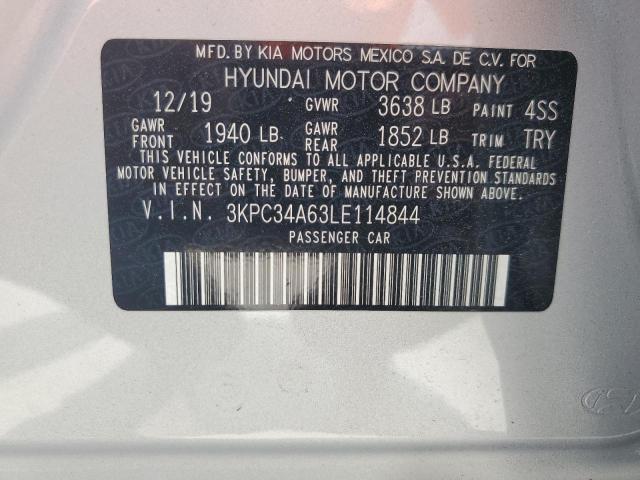 2020 HYUNDAI ACCENT LIM - 3KPC34A63LE114844