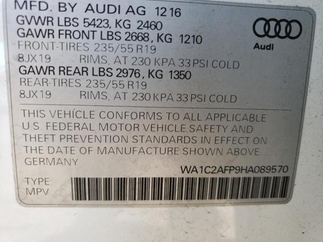 VIN WA1C2AFP9HA089570 2017 Audi Q5, Premium no.13